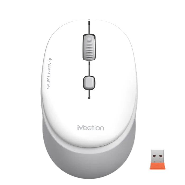 Meetion R571 oq/kulrang sichqoncha