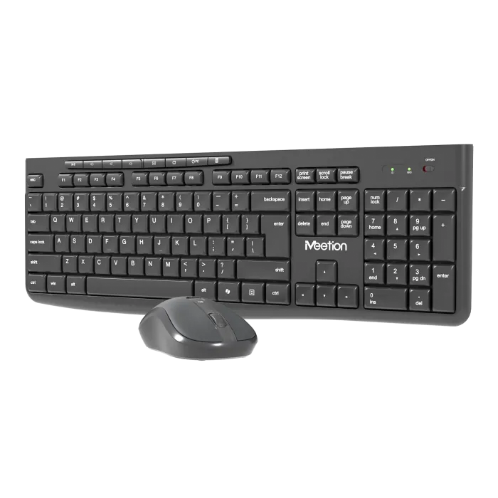 Беспроводной комплект клавиатуры и мыши Meetion CW295 Black