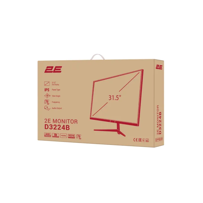 2E D3224B 31.5" QHD IPS 75Hz FreeSync monitori
