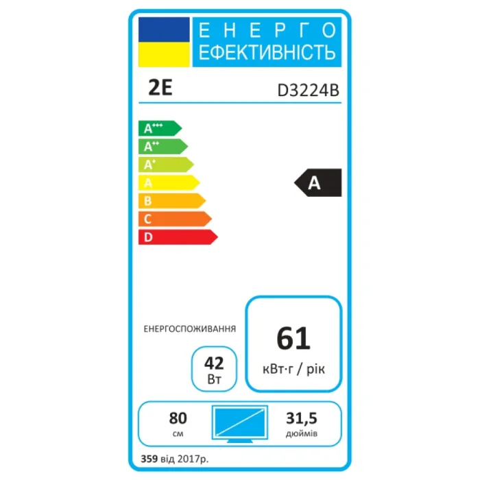 2E D3224B 31.5" QHD IPS 75Hz FreeSync monitori