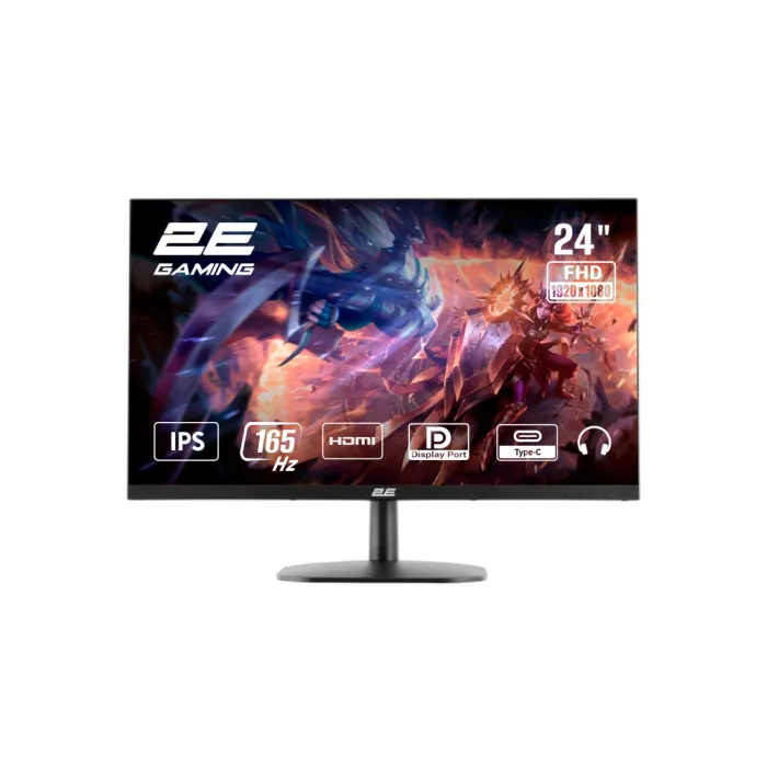 Monitor 2E GAMING 23.8 duym G2423B HDMI, DP, USB-C, Audio, IPS, 165Hz, 1ms, FreeSync