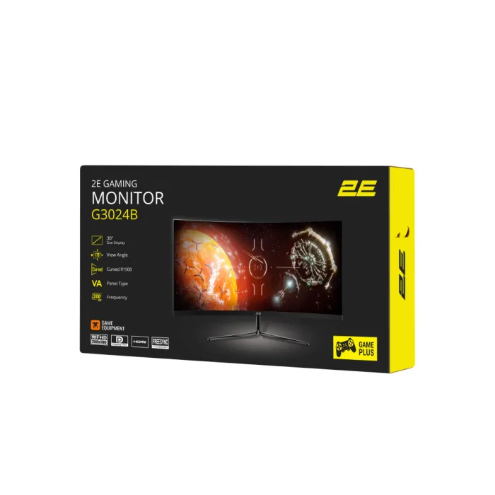 2E GAMING G3024B 30" UWHD Curved FreeSync monitori