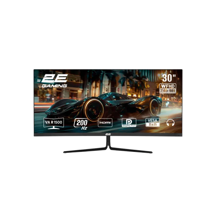 2E GAMING G3024B 30" UWHD Curved FreeSync monitori