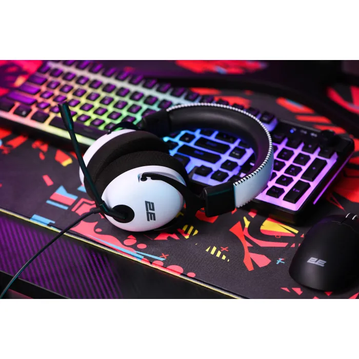 2E GAMING HG310 V2 White o‘yin garniturasi