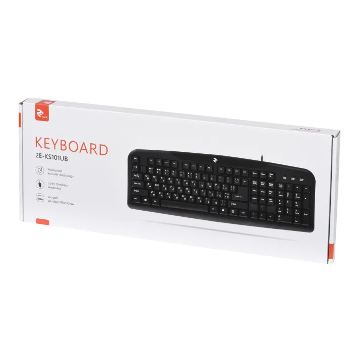 2E KS101 USB Black klaviaturasi