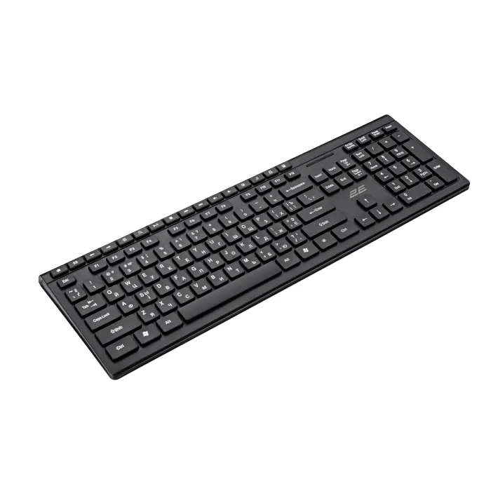 Klaviatura 2E KS210 Slim WL Black