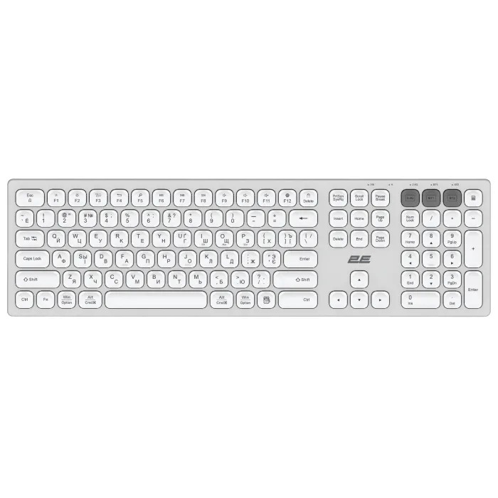 2E KS270 WL BT White qaychi klaviaturasi