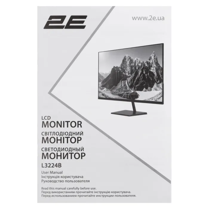 2E L3224B 31.5" 4K VA monitori