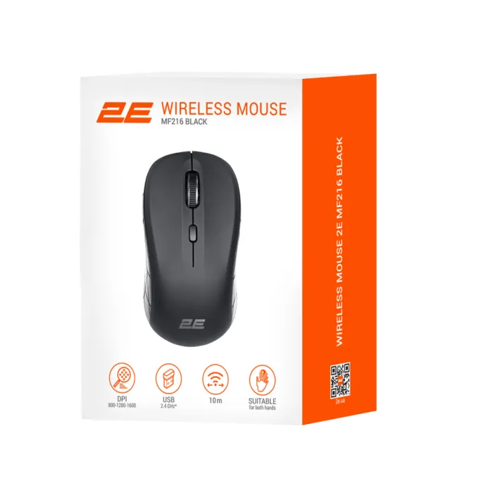 Sichqoncha 2E MF216 WL Black