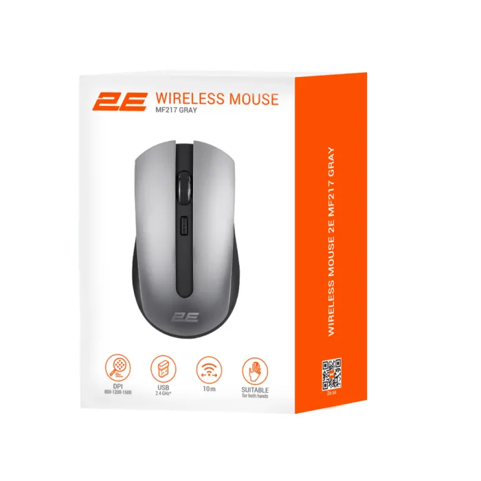 Мышь 2Е MF217 WL Gray