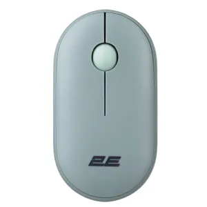 Мышь 2E MF300 Silent WL BT пепельно-зелёный