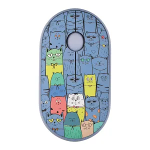 Мышь 2E MF300 Silent WL BT PETS:CATS