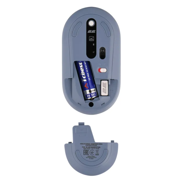 Мышь 2E MF300 Silent WL BT PETS:CATS