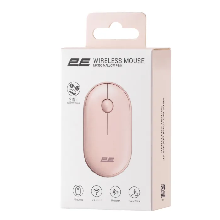 Sichqoncha 2E MF300 Silent WL BT Mallow pushti