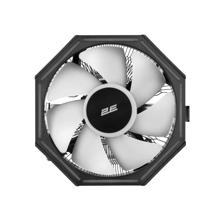 Protsessorli sovutgich 2E GAMING Air Cool AC120ZP RGB LGA1851, 1700, 1200, 115x, 775, AM5, AM4, AM3, AM3+, AM2, AM2+, FM2, FM1 4 pin RGB TDP 95W