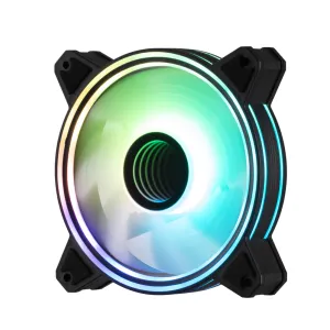 Корпусный вентилятор 2E GAMING Air Cool Infinity M ACF120IMW-ARGB, 120мм, 1200rpm, 3pin, 3pin +5VARGB 22dBa чёрный