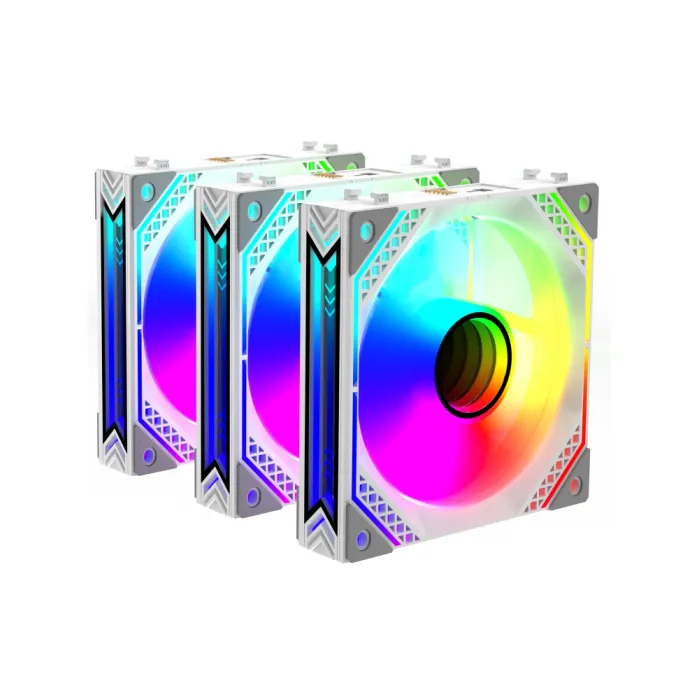 2E GAMING Air Cool Magic Mirror ACF120MW-ARGB, 3x120mm, 2000rpm, 4pin PWM +5VARGB, 20.5dBa, oq