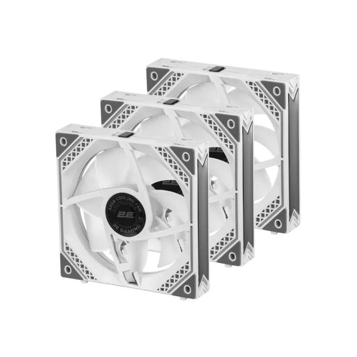 2E GAMING Air Cool Magic Mirror ACF120MW-ARGB, 3x120mm, 2000rpm, 4pin PWM +5VARGB, 20.5dBa, oq