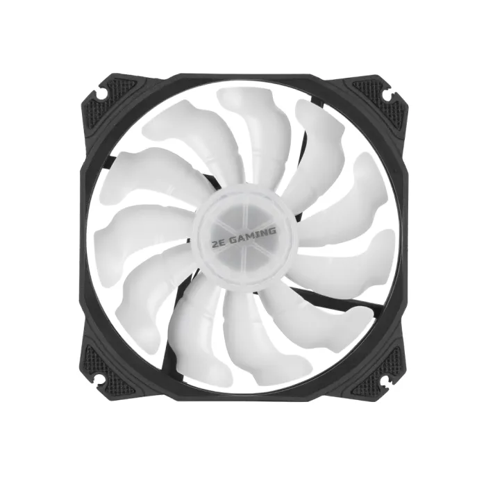 Korpusli ventilyator 2E GAMING Air Cool ACF120PA-ARGB 120mm 800-1700rpm 4pin PWM, 3pin +5VARGB 19.4-33.8dBa qora