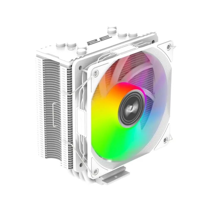 2E GAMING Air Cool protsessor sovutgichi ACN120W-ARGB, LGA1851, 1700, 1200, 115x, 1366, AM5, AM4, AM3, AM3+, AM2,AM2+, FM2, FM1 4 pin PWM, 3 pin +5VARGB, TDP 180W