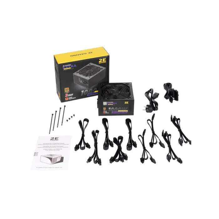 2E GAMING Extra Power 1000W quvvat bloki