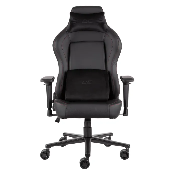 2E GAMING BASAN II kreslosi, PU charm, 4D-Armrests, qora-qizil