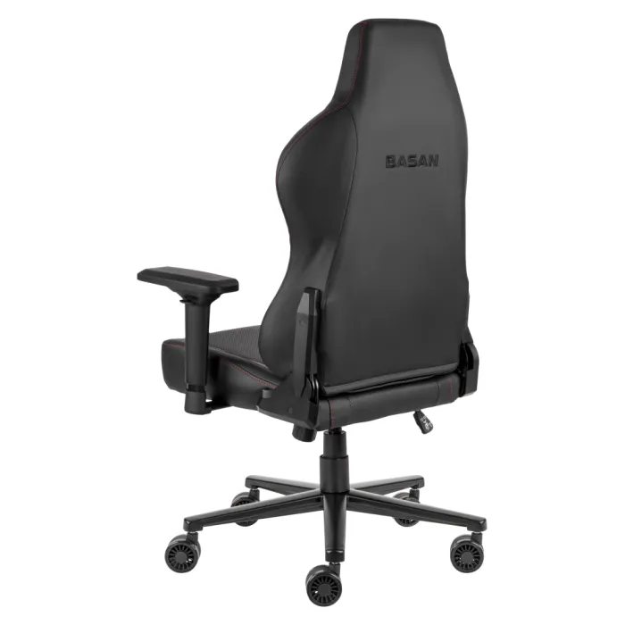 2E GAMING BASAN II kreslosi, PU charm, 4D-Armrests, qora-qizil