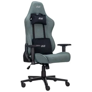 2E GAMING BUSHIDO Lite kreslosi, mato, 2D-Armrests, yashil, to‘q