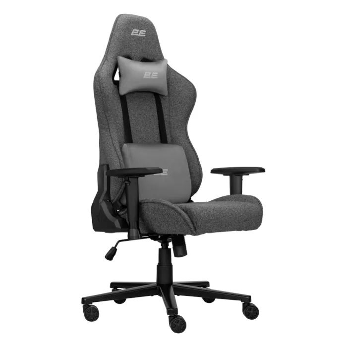 2E GAMING BUSHIDO Lite kreslosi, mato, 2D-Armrests, kulrang, to‘q