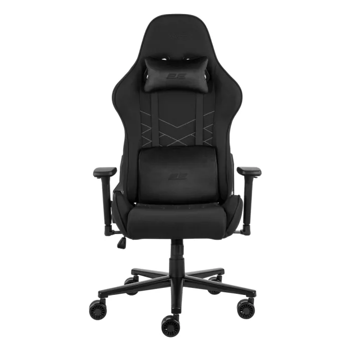 2E GAMING BUSHIDO II kreslosi, mato, 3D-Armrests, kulrang, to‘q