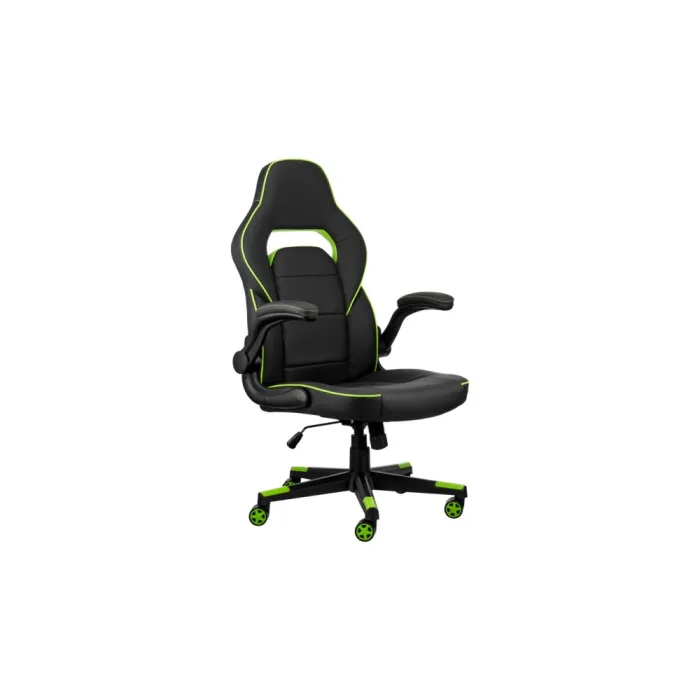 Игровое кресло 2E GAMING HEBI Black/Green