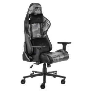 2E GAMING HIBAGON II kreslosi, PU charm, 3D-Armrests, qora/kamuflyaj