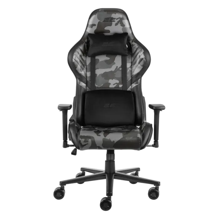 2E GAMING HIBAGON II kreslosi, PU charm, 3D-Armrests, qora/kamuflyaj