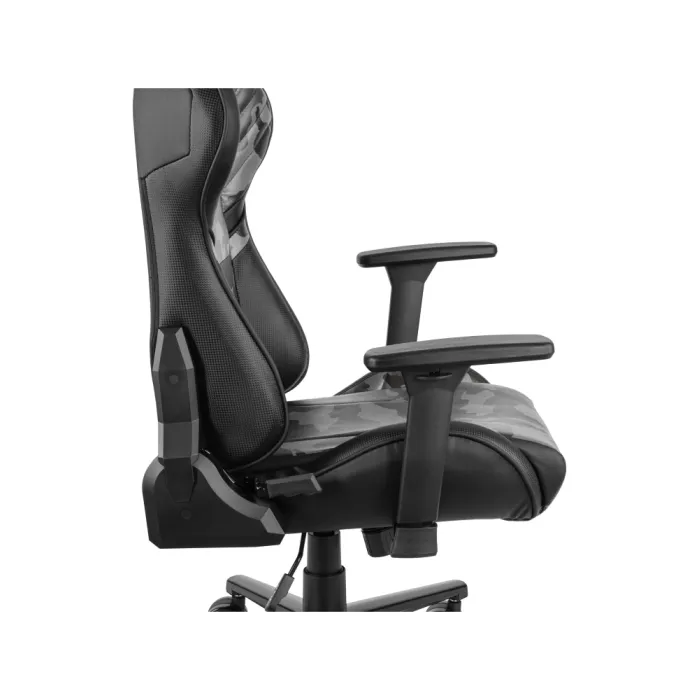 2E GAMING HIBAGON II kreslosi, PU charm, 3D-Armrests, qora/kamuflyaj
