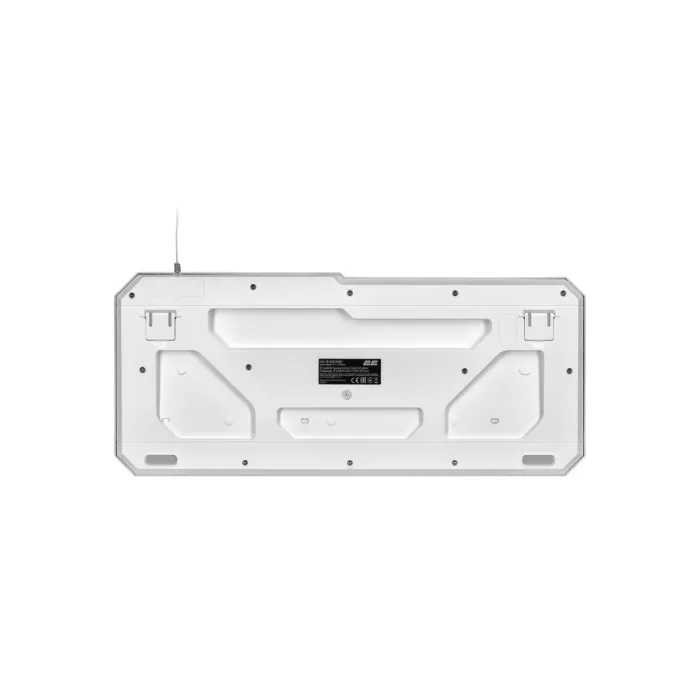 Клавиатура мембранная 2E GAMING KG315 110key, USB-A, EN/RU, RGB, белый