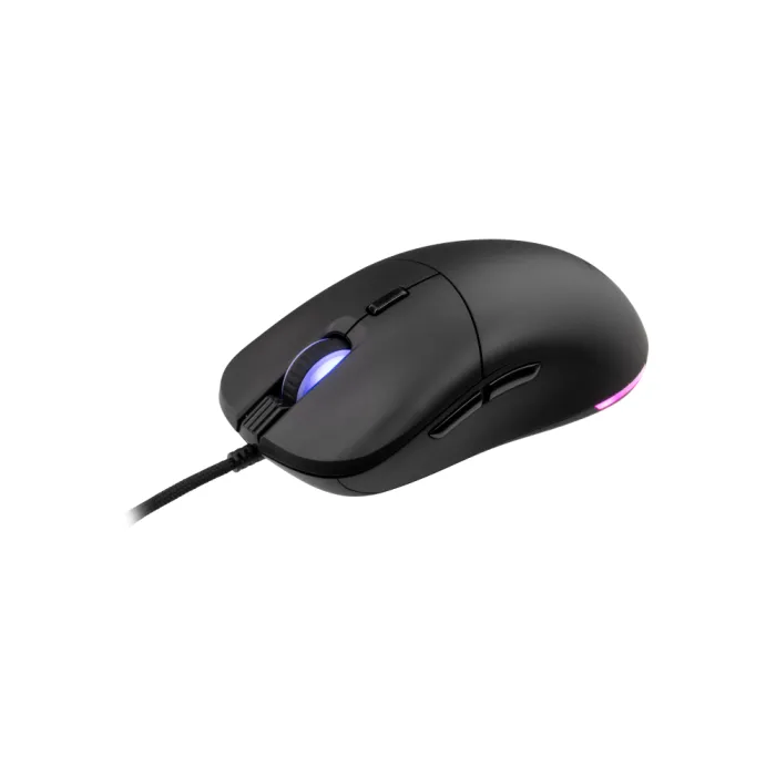 2E GAMING HyperDrive Pro sichqonchasi, RGB, USB-A, qora