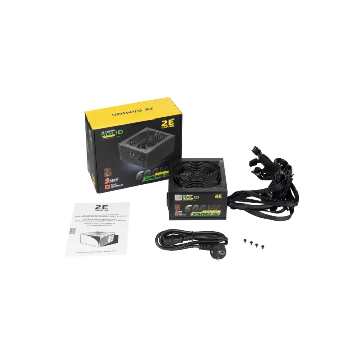 2E GAMING Solid Power 600W quvvat bloki