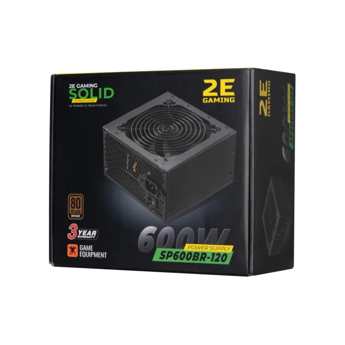 2E GAMING Solid Power 600W quvvat bloki