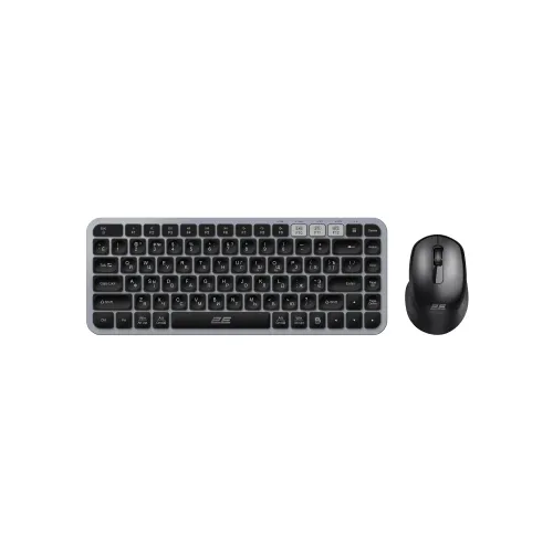 Simsiz klaviatura va sichqoncha to‘plami 2E MK430 WL/BT Black