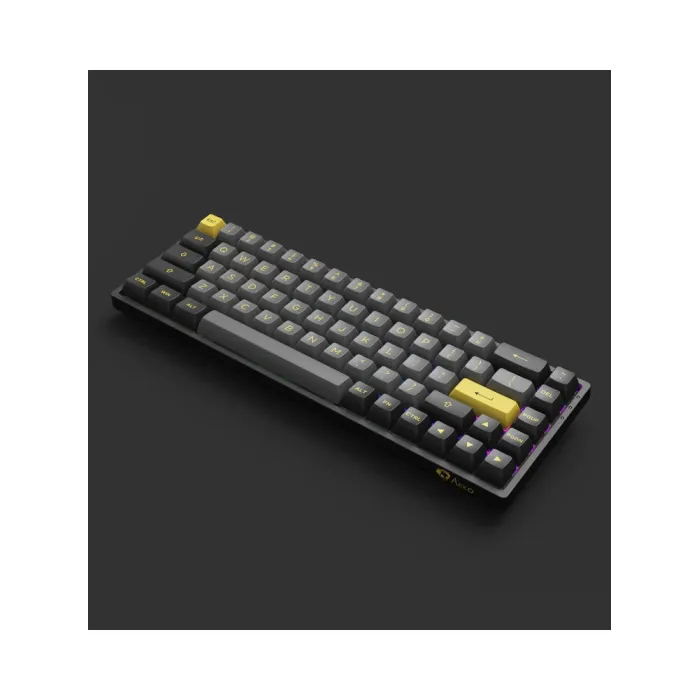 Akko 3068B Plus Black&Gold CS Jelly Pink RGB klaviaturasi