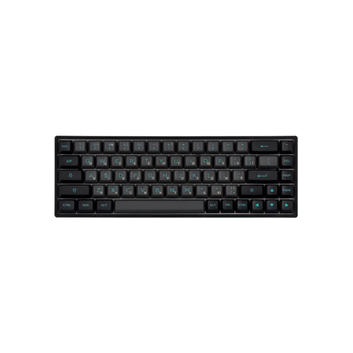 Клавиатура Akko 3068B Plus Black&Cyan CS Jelly Purple RGB