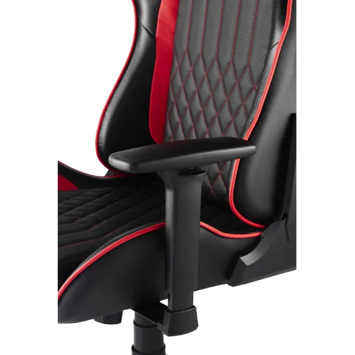 HyperX BLAST CORE kreslosi, PU charm, 1D-Armrests, qora-qizil