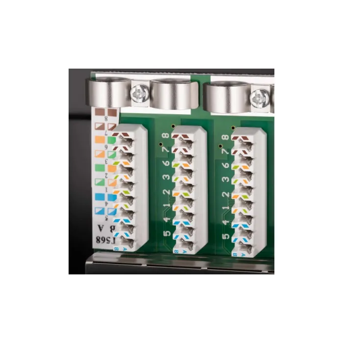 2Е FTP cat 5e 24port patch paneli