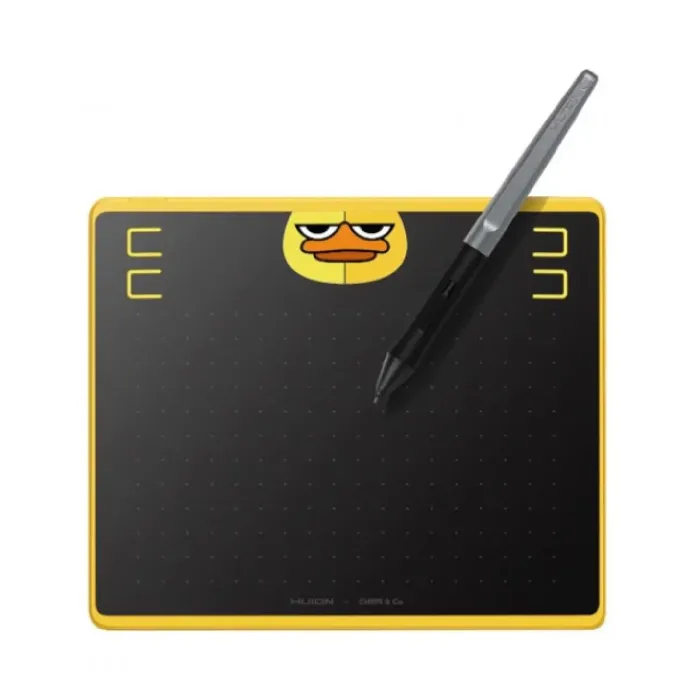 Huion HS64 SE grafik plansheti (6.3" × 4.0") qora