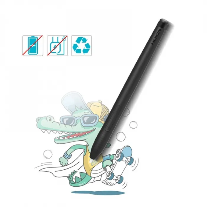 Huion H430P grafik plansheti (4.8" × 3") qora