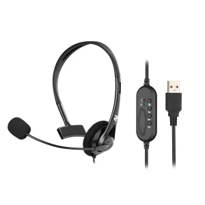 Гарнитура для ПК 2E CH11 Mono USB Black