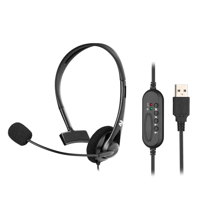 Kompyuter uchun 2E CH11 mono USB qora garnitura