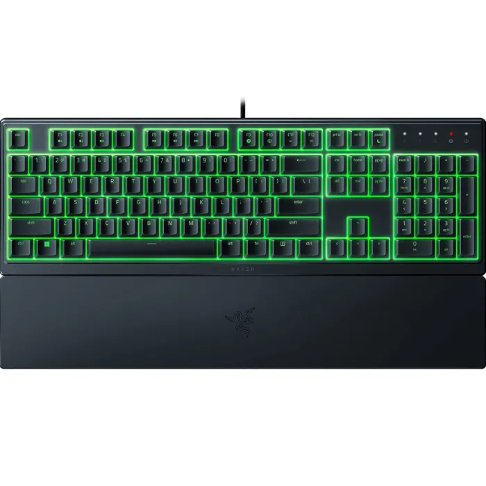 Razer Ornata V3 X 104key membranali klaviatura, USB-A, EN/RU, RGB, qora