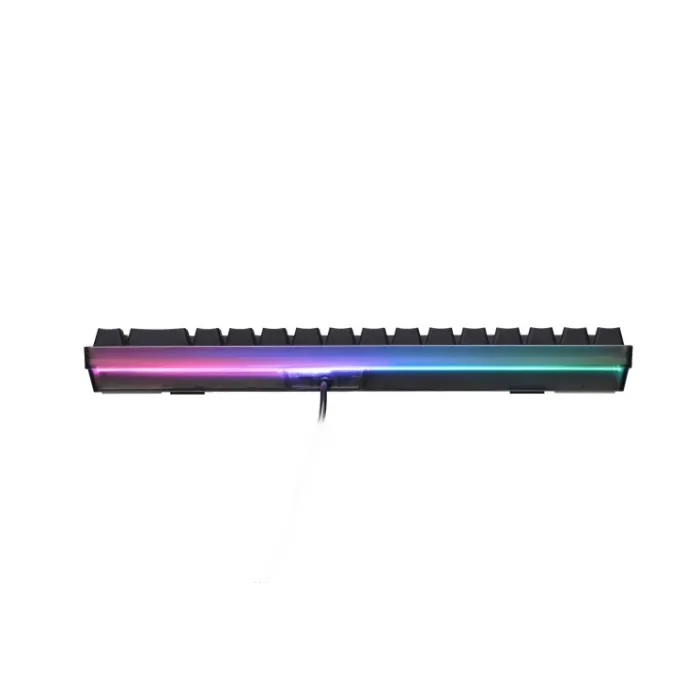 Membranali klaviatura 2E GAMING KG345 68key, USB-A, EN/UA/RU, RGB, shaffof