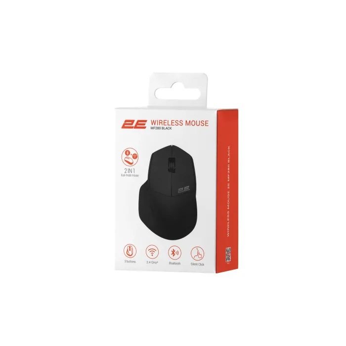 Sichqoncha 2E MF280 Silent WL BT Black